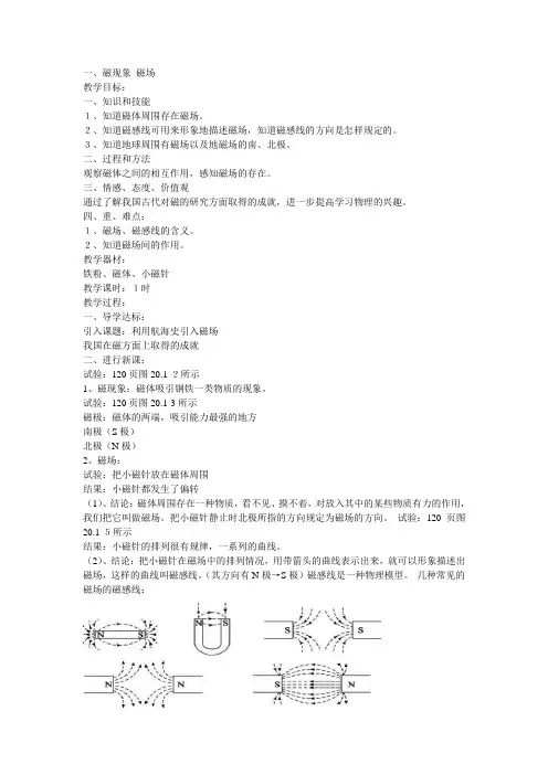 磁现象磁场