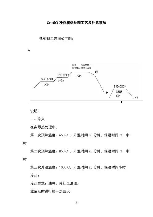 Cr12MoV热处理工艺