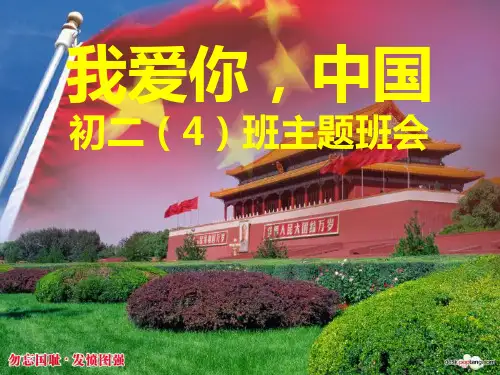 我爱你中国主题班会