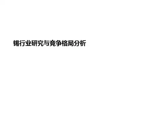 行业及竞争对手分析_锡