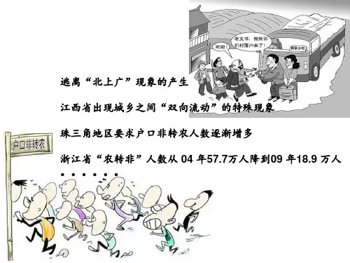 中国逆城市化现象相关研究
