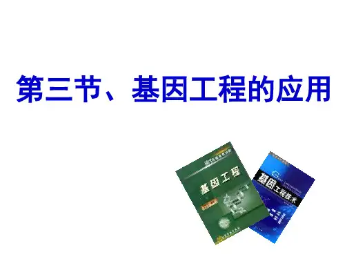 基因工程的应用(浙科版)