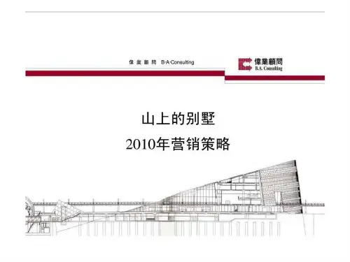 伟业顾问_北京房地产别墅项目定位营销策划报告
