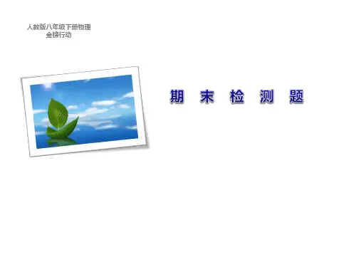 人教版八年级物理下册期末检测题