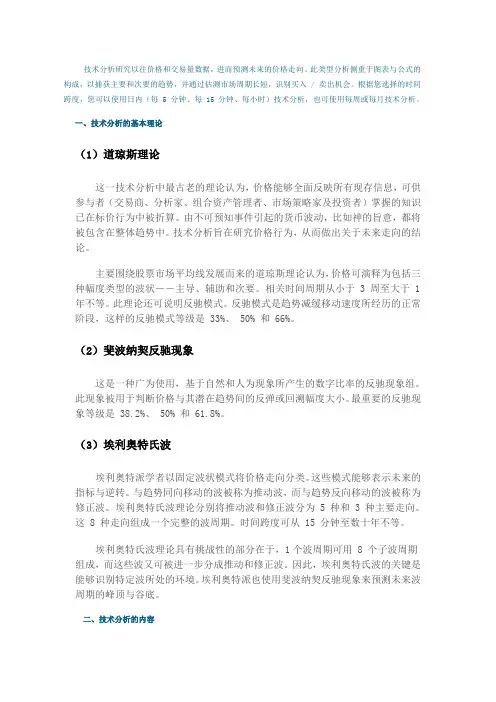 外汇技术面分析