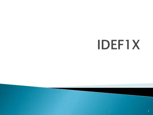 IDEF1X完整版.ppt