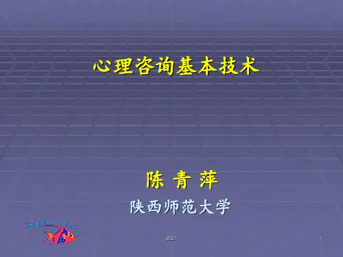 心理咨询技术PPT课件