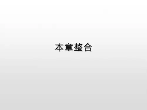 2019年秋鲁科版高中化学必修一课件：第1章 本章整合(共35张PPT)