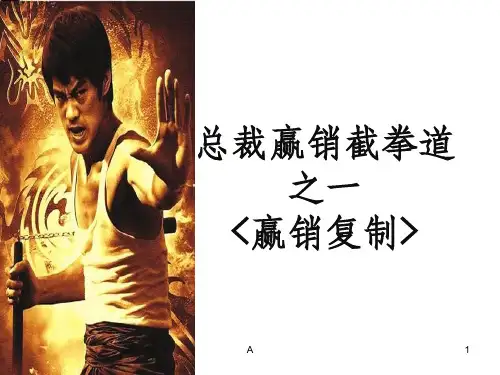 赢销截拳道PPT