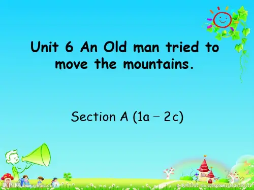 2014新版人教版八年级英语下册Unit 6 Section A 1a-2d课件