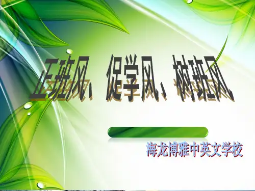 《正班风,促学风,树校风》 (3)