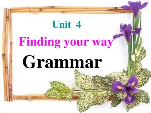 江苏省昆山市七年级英语下册Unit4FindingyourwayGrammar课件(新版)牛津版