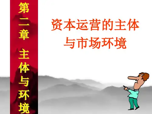 《资本运营》 ppt课件