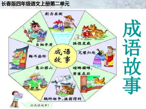 小学四年级语文《成语故事》ppt课件