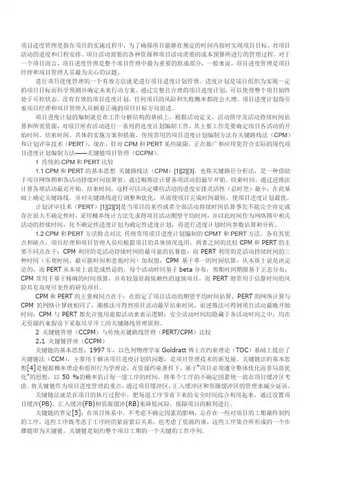 项目进度管理