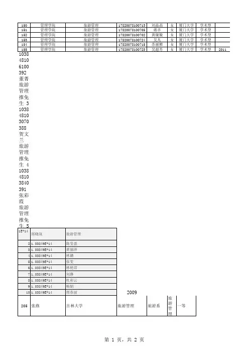 厦大推门通讯录