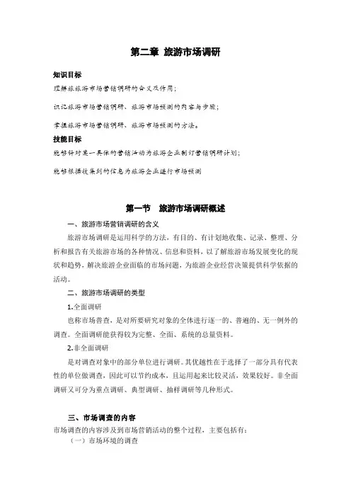 旅游市场调研