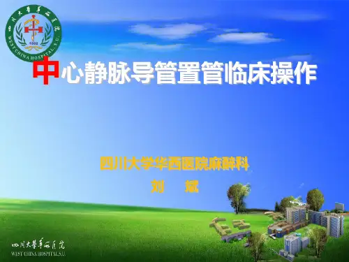 中心静脉置管操作指南