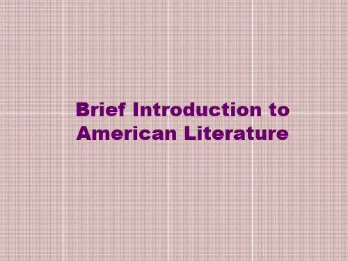 美国文学American Literature