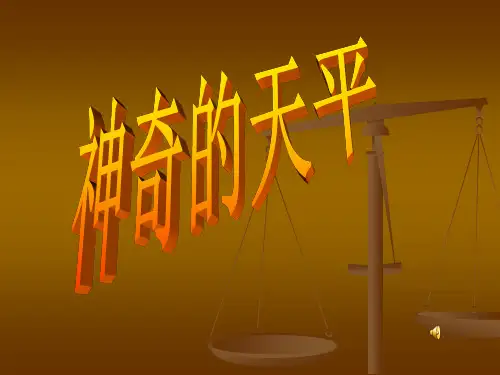 天平PPT