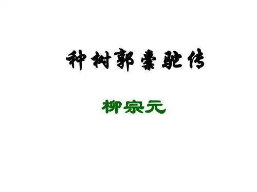 高一语文种树郭橐驼传2
