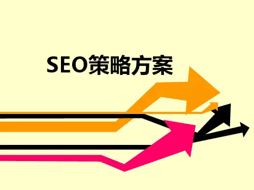 搜索引擎优化策略方案