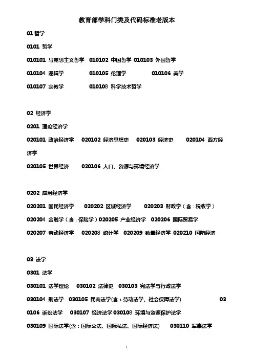 学科代码1