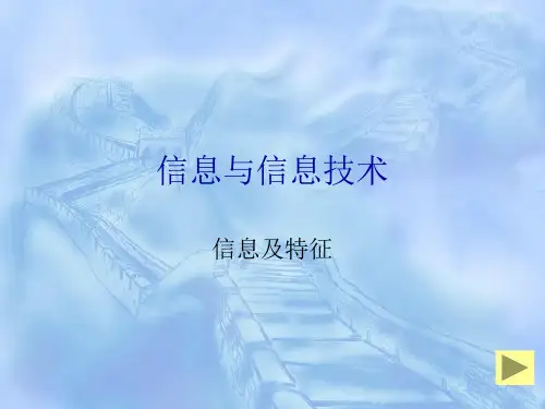 信息与信息技术