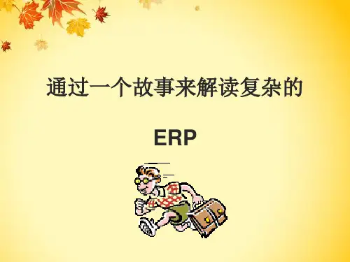 通过一个故事来解读复杂的ERP