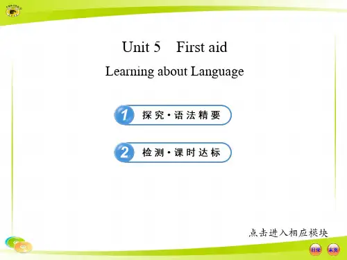 人教版高二英语必修五Unit 5 Learning about Language