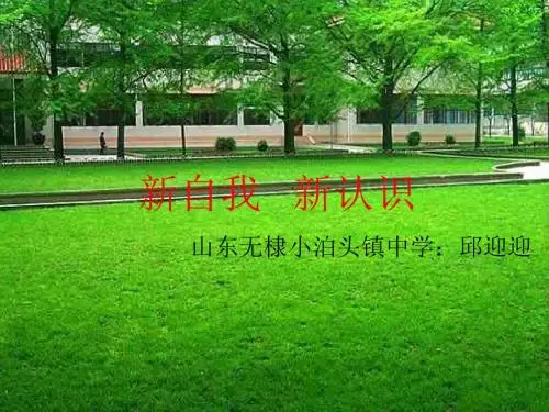七年级政治新自我新认识(新编2019教材)