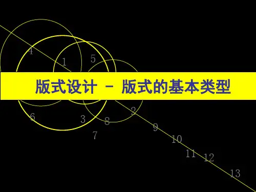 版式设计-版式的基本类型