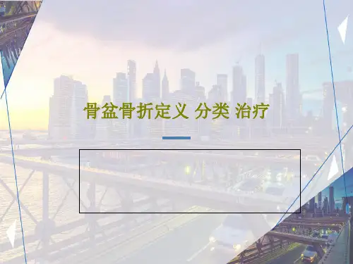 骨盆骨折定义 分类 治疗共35页