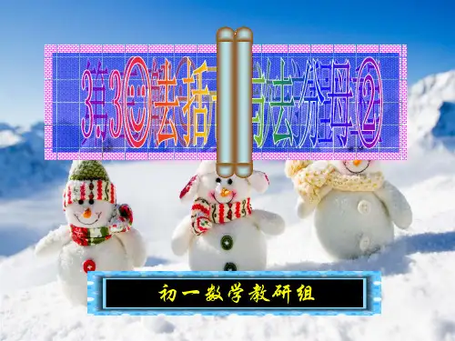 3.3解一元一次方程(二)去括号与去分母②