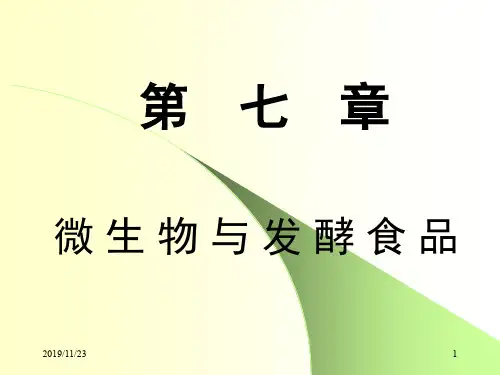 微生物与发酵食品