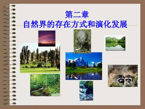 第二章  自然界的存在方式和演化发展1