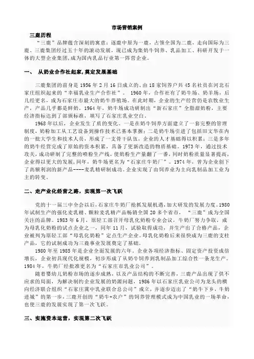 市场营销案例 3