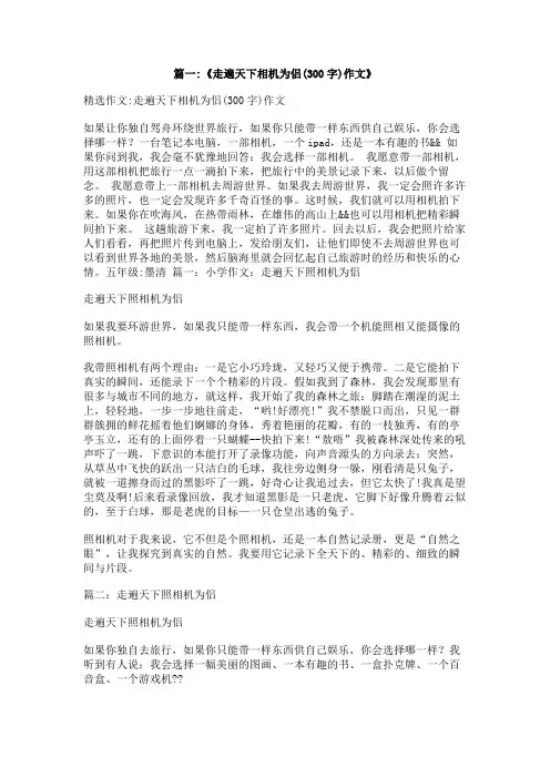 小学作文《走遍天下游戏机为侣》