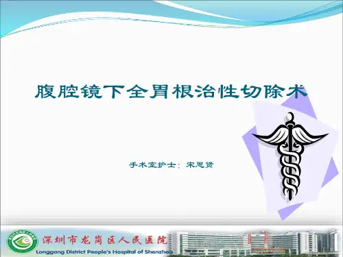 腹腔镜下全胃根治术切除术