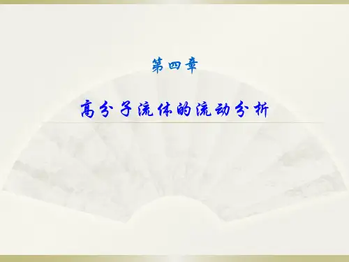 第4章 高分子流体的流动分析