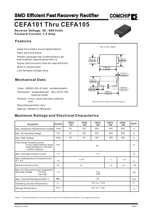 CEFA103中文资料