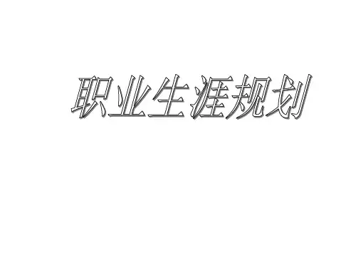 职业生涯规划.ppt71页