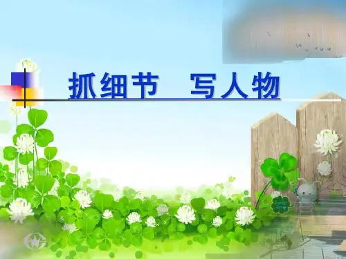作文训练:细节描写共16页
