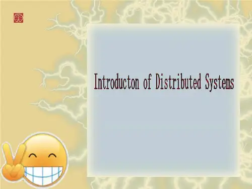 Introducton of Distributed Systems