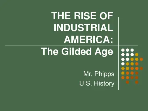 PPT-Gilded Age