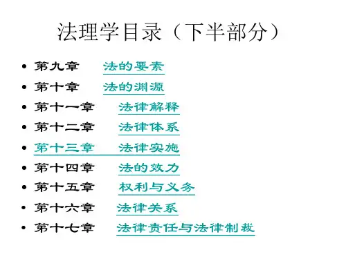 法理学(第2部分)