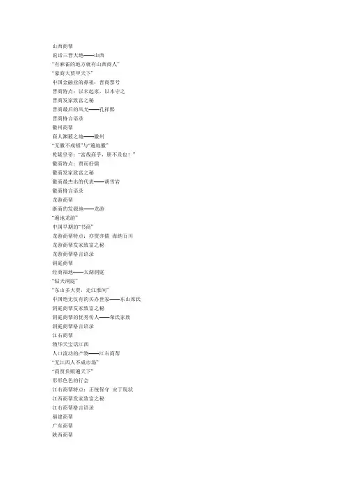 山西商帮