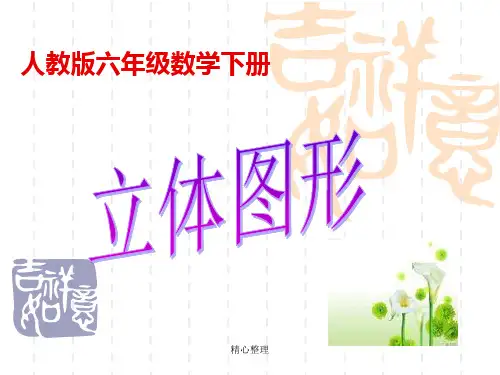 新人教版六年级数学立体图形课件演示文档.ppt