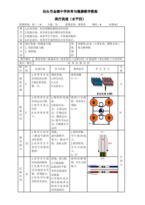 短跑教案(4)
