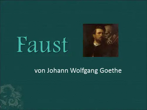 Referat-Faust  浮士德 介绍